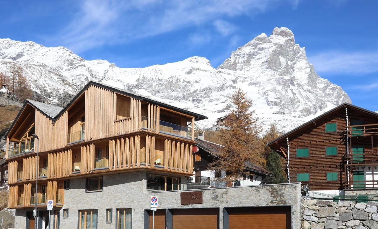 Chalet Blanc Cervinia Bed and Breakfast Breuil-Cervinia Exteriör bild